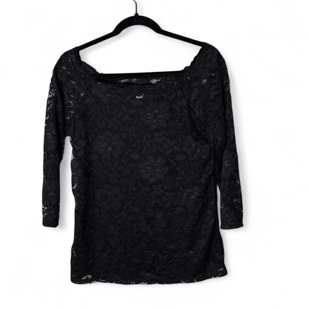 NWT Maurice’s Floral Lace Lined Top Women’s Size Small Romantic Blouse - Picture 1 of 5